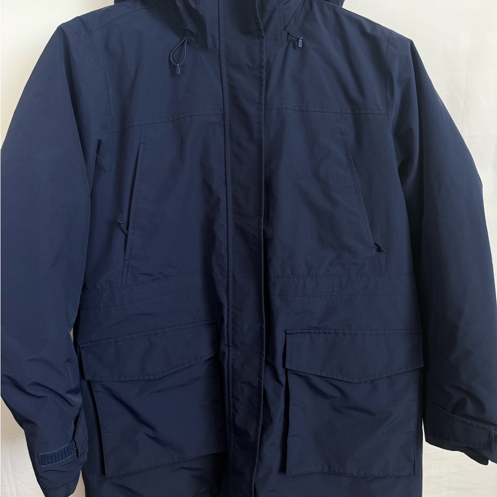 Lands' End Men's Deep Blue Raincoat